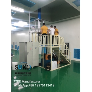 韓國(guó)項(xiàng)目已圓滿完成安裝調(diào)試,，糊膏擠出機(jī)一體機(jī)整線正式投入使用,！